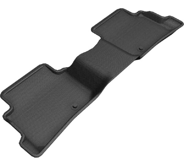 3D MAXpider Custom Fit Kagu 2nd Row Floormat Black For Hyundai Kona Electric 2019-2021