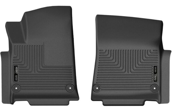 Husky Liners X-ACT Contour Front Floor Liners Black For Rivian R1T 2022-2024