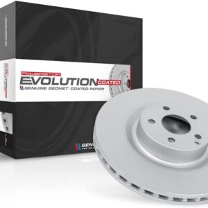 Power Stop Front One Geomet Evolution Coated Rotor For Volvo XC40 2019-2020, 2022 2.0L