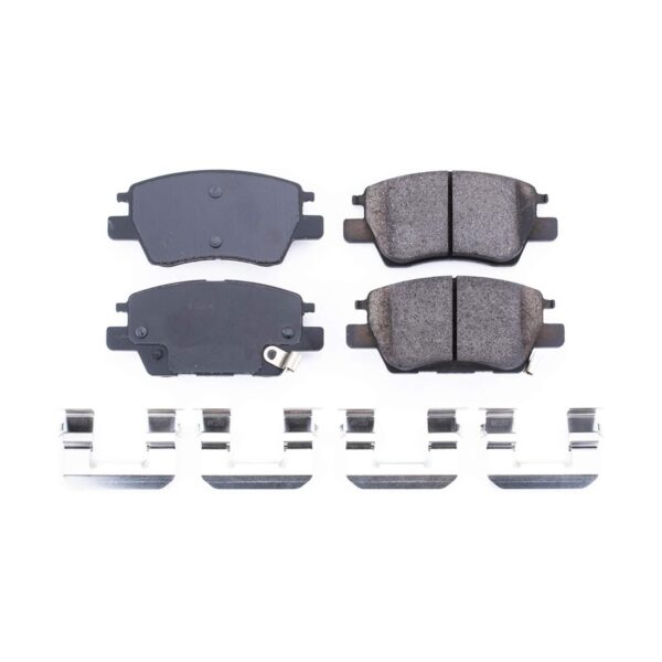 Power Stop Front Z17 Evolution Ceramic Brake Pads w/Hardware For Chevrolet Bolt EV 2017-2023