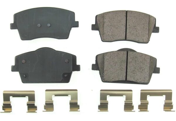 Power Stop Front Z17 Evolution Ceramic Brake Pads w/Hardware For Volvo XC40 2019-2022