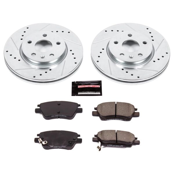 Power Stop Front Z23 Evolution Sport Brake Kit For Chevrolet Bolt EV 2017-2023