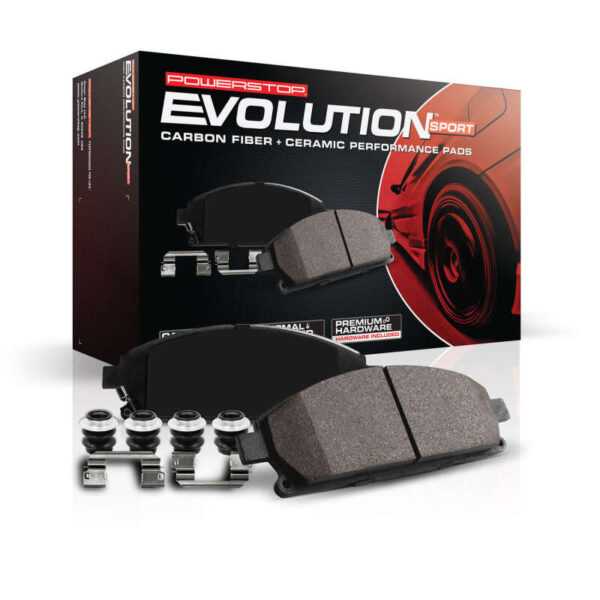 Power Stop Front Z23 Evolution Sport Brake Pads w/Hardware For Volvo XC40 2019-2022 2.0L