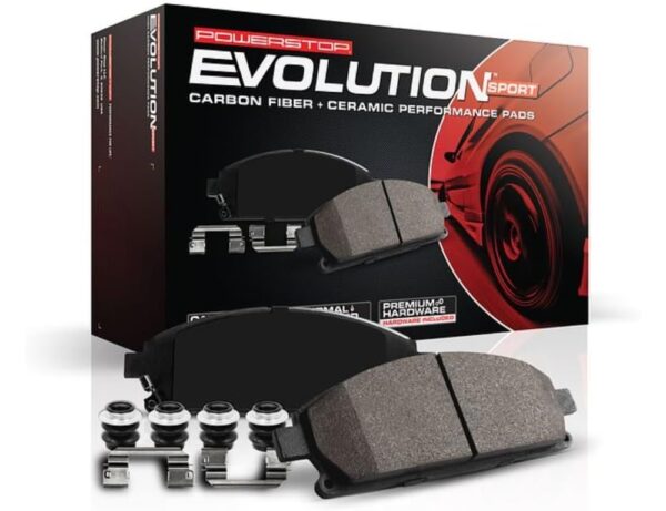 Power Stop Front Z23 Evolution Sport Ceramic Brake Pads w/Hardware For Chevrolet Bolt EV 2017-2023