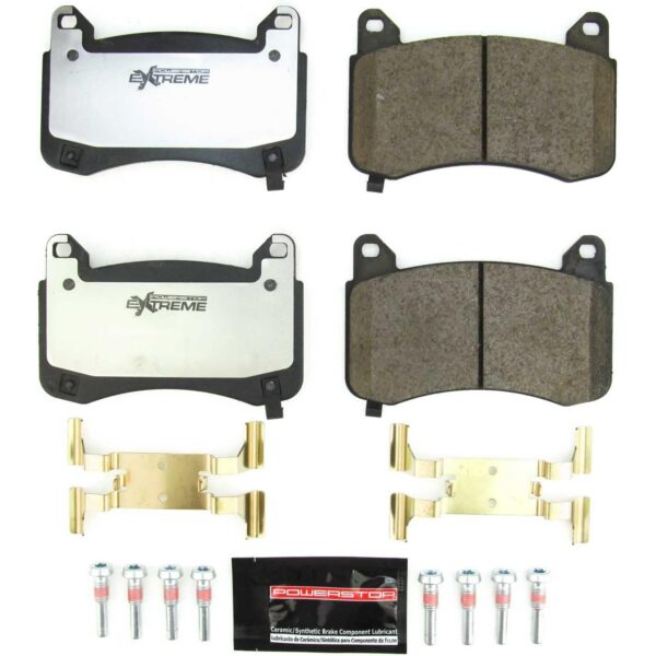 Power Stop Front Z26 Street Performance Brake Pad w/Hardware For Tesla Model Y 2020-2023