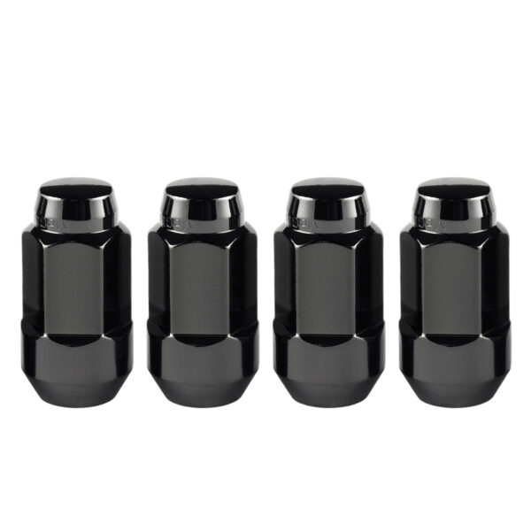 McGard Bulge Cone Seat Style Lug Nut 4-Pack 22mm Hex Black For Tesla Model 3/Y/S/X