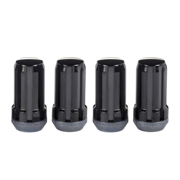 McGard SplineDrive Tuner Style Cone Seat Lug Nut 4-Pack Black For Tesla Model 3/Y/S/X (Req. Tool)