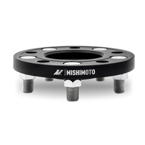 Mishimoto Wheel Spacers 5x114.3 64.1 CB M14x1.5 20mm BK For 2017-2023 Tesla Model 3