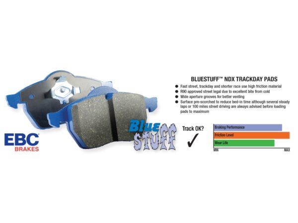 EBC Bluestuff Front Brake Pads For 2012-2016 Tesla Model S