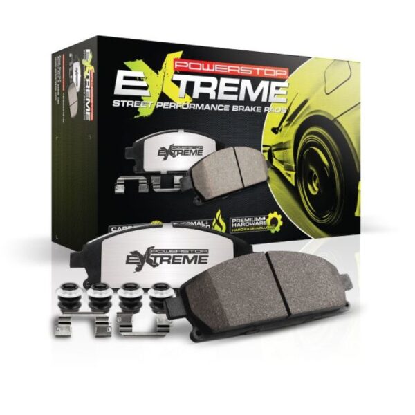 Power Stop Front Z26 Extreme Street Brake Pads For 2012-2/2021 Tesla Model S