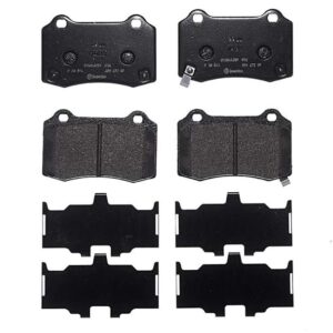 Brembo OE Equivalent Low-Met Rear Disc Brake Pad Set For Tesla Model X 2016-2021