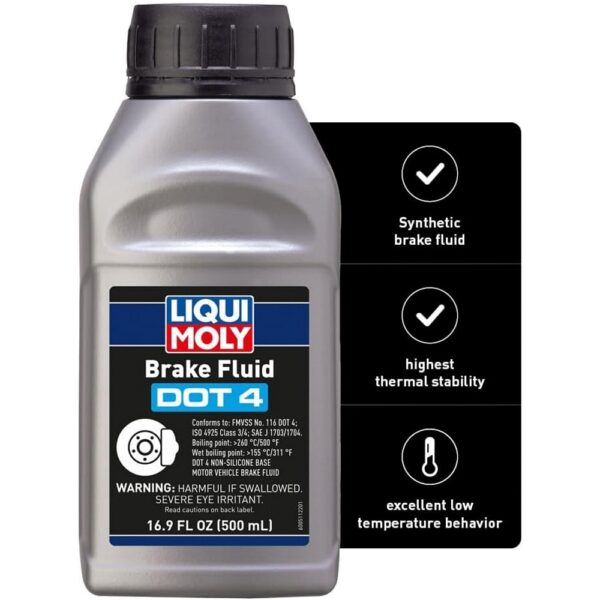 Liqui Moly Brake Fluid DOT 4 500ML For Tesla Model X 2016-2023