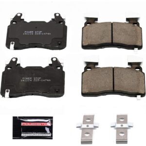 Power Stop Front Z23 Evolution Sport Carbon Fiber Infused Ceramic Brake Pads For Tesla Model X 2016-2/2021