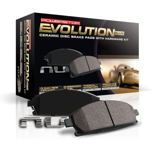 Power Stop Rear Z17 Evolution Ceramic Pads w/Hardware For 2017-2023 Tesla X