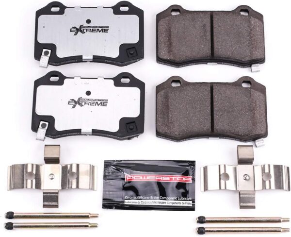 Power Stop Rear Z26 Carbon-Fiber Ceramic Extreme Street Brake Pads For Tesla Model X 2016-2021