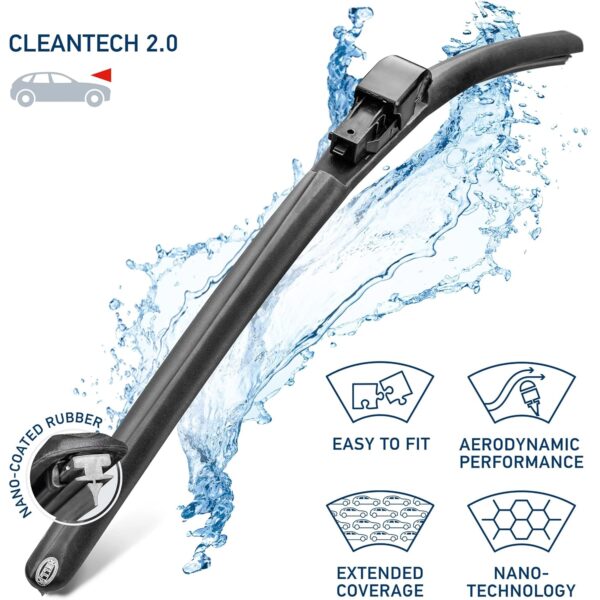 Hella Clean Tech Wiper Blade 26in Single Driver Side For Tesla Model 3 2020-2024