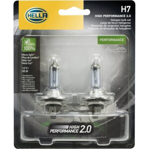 Hella H7 12V 55W PX26D 2.0TB High Performance Halogen Bulbs For BMW i3 2014-2017