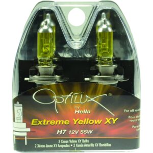 Hella Optilux H7 12V 55W XY Xenon Yellow Halogen Bulbs For BMW i3 2014-2017