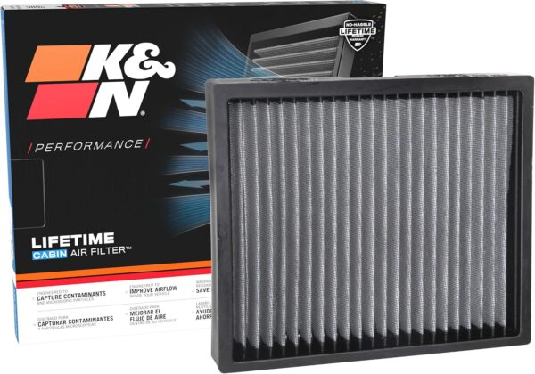 K&N Premium Washable Replacement Cabin Air Filter For Chevrolet Bolt Ev 2017-2023