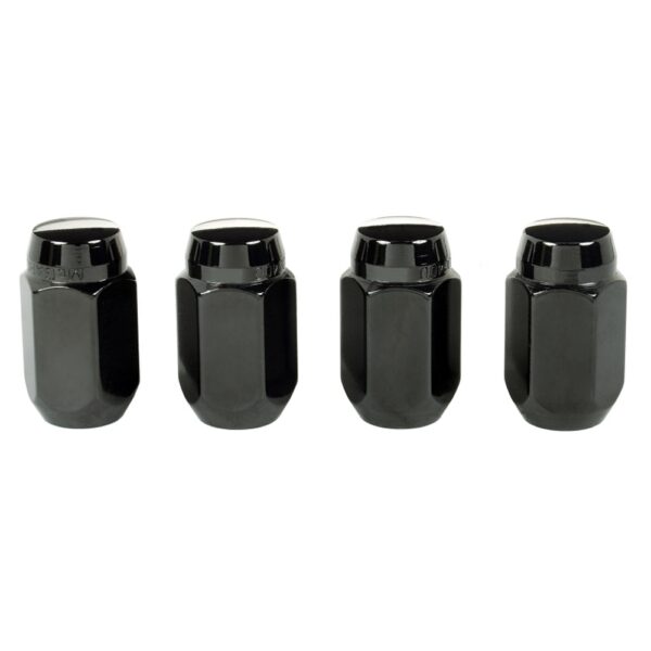 McGard Hex 4 Lug Nuts Cone Seat M12X1.5 (Set of 4) - Black for Chevrolet Bolt Ev 2017-2023