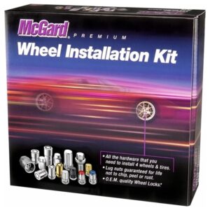 McGard SplineDrive Cone Tuner 5 Lug Install Kit w/Locks & Tool Chrome for Chevrolet Bolt Ev 2017-2023