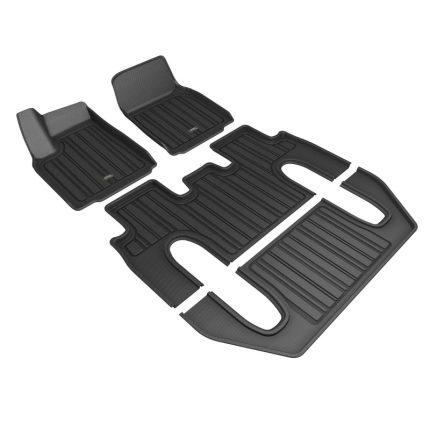 Tesla Model X 6-Seat 2022-2024 Elitect Floor Mats - 3D MAXpider E1TL04301809