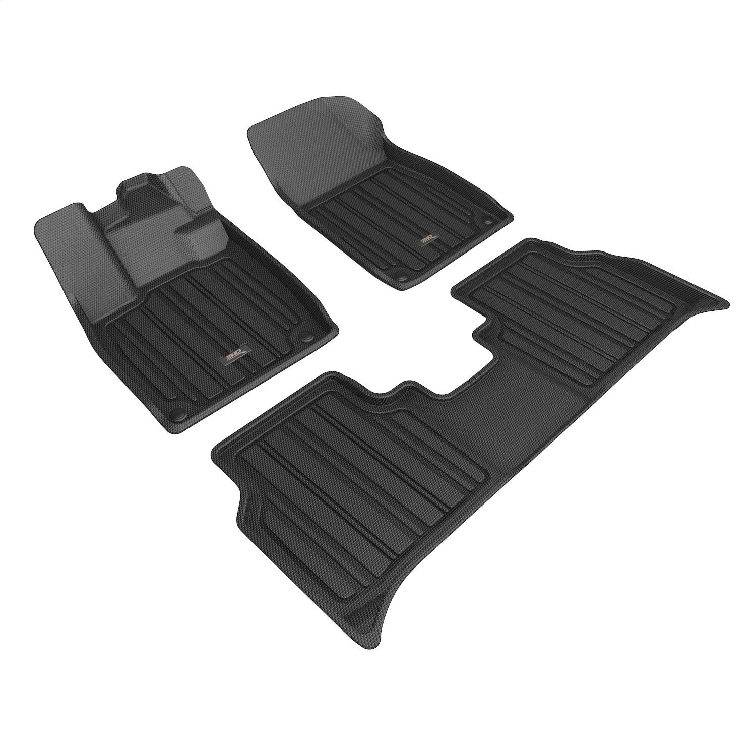 2022-2023 Volkswagen ID.4 Elitect First and Second Row Floor Mats Black - 3D MAXpider E1VW11901809 2022-2023 Volkswagen ID.4 Elitect First and Second Row Floor Mats Black - 3D MAXpider E1VW11901809