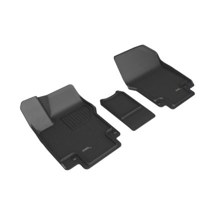2023+ Hyundai Ioniq 5 Limited Kagu Front Row Floor Mats Black - 3D MAXpider L1HY12311509