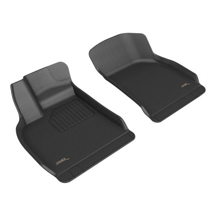 Lucid Air 2022-2024 Kagu Front Floor Mats Black - 3D MAXpider L1LU00011509