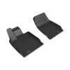 2020-2023 Porsche Taycan 9J1 Kagu Front Row Floor Mats Black - 3D MAXpider L1PO02711509