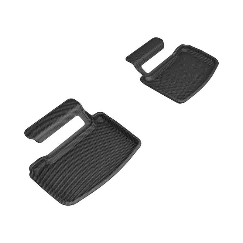 2020-2023 Porsche Taycan 9J1 Kagu Second Row Floor Mats Black - 3D MAXpider L1PO02721509 2020-2023 Porsche Taycan 9J1 Kagu Second Row Floor Mats Black - 3D MAXpider L1PO02721509