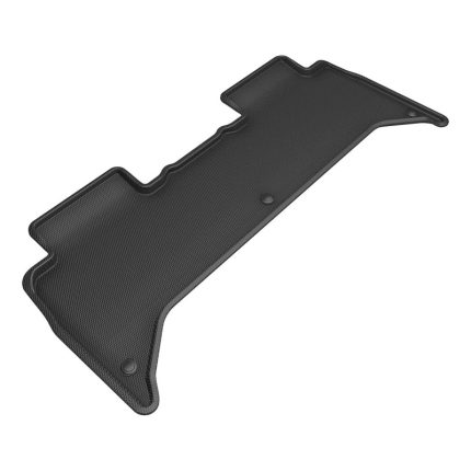2022-2024 Rivian R1T Kagu Second Row Floor Mats Black - 3D MAXpider L1RI00021509