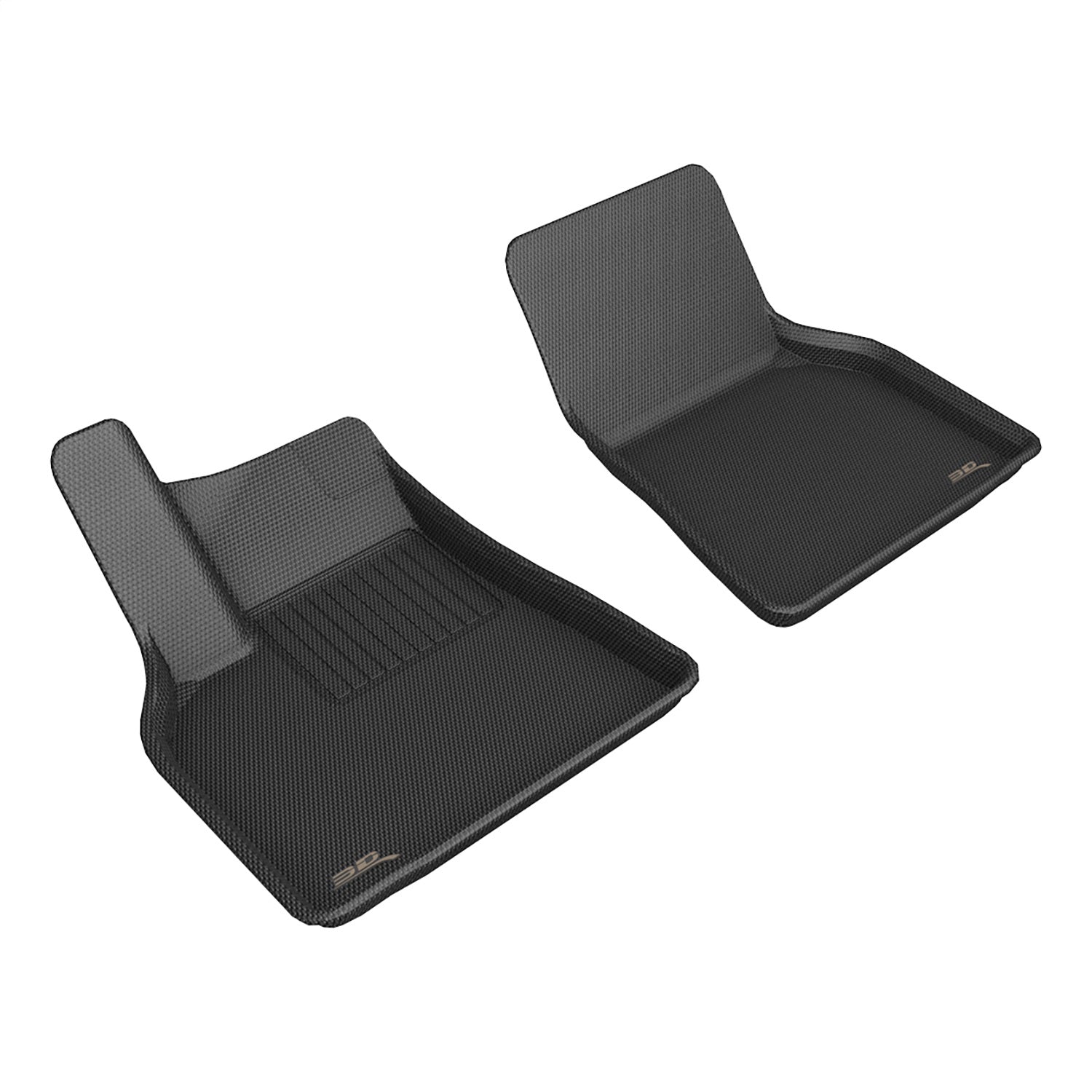 2020 Tesla Model Y Kagu Front Row Floor Mats Black - 3D MAXpider L1TL01711509 2020 Tesla Model Y Kagu Front Row Floor Mats Black - 3D MAXpider L1TL01711509