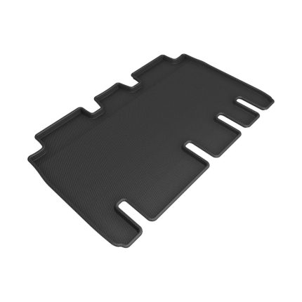 2022-2024 Tesla Model X 5-Seat Kagu Second Row Floor Mats Black - 3D MAXpider L1TL04621509