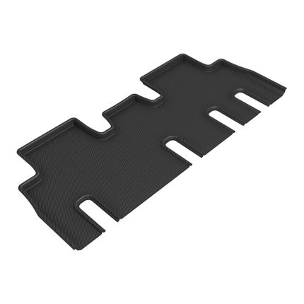 2022-2024 Tesla Model X 7-Seat Kagu Second Row Floor Mats Black - 3D MAXpider L1TL04821509