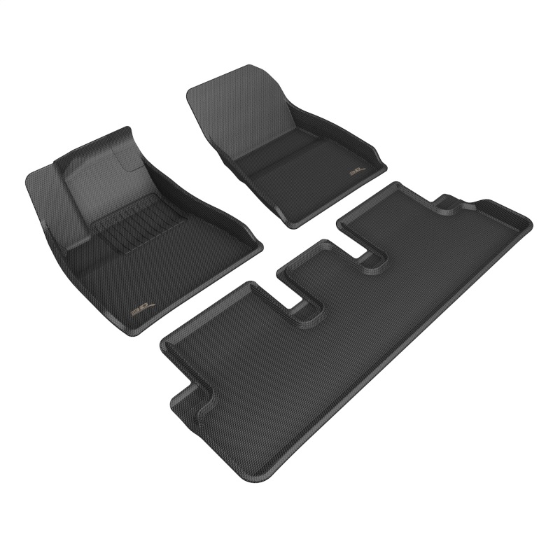 acel1tl06901509-2024-tesla-model-3-kagu-first-and-second-row-floor-mats-black-3d 2024 Tesla Model 3 Kagu First and Second Row Floor Mats Black - 3D MAXpider L1TL06901509
