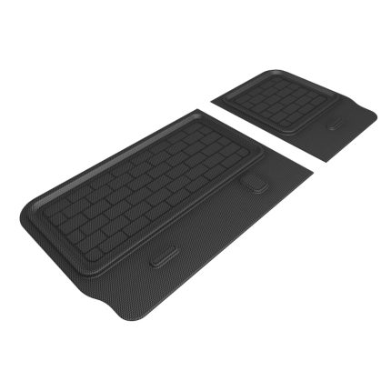 2022-2024 Tesla Model X 5 & 7-Seat Kagu Seatback Protector Black - 3D MAXpider Q1TL0461309
