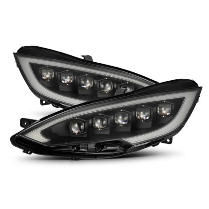 Tesla Model S 2012-2021 NOVA LED Projector Headlights Black - AlphaRex 880877