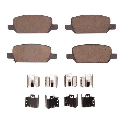 Tesla Model Y Rear Ceramic Brake Pads with Hardware - DFC 1551-2283-01
