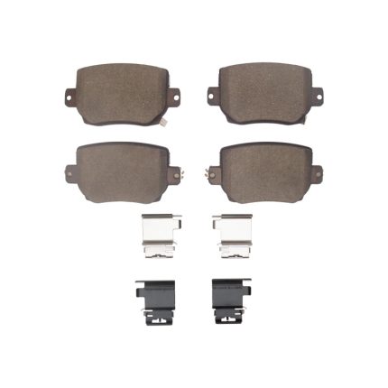 Tesla Model 3 2017-2023 Rear Low Metallic Brake Pads with Hardware - DFC 1552-2387-01