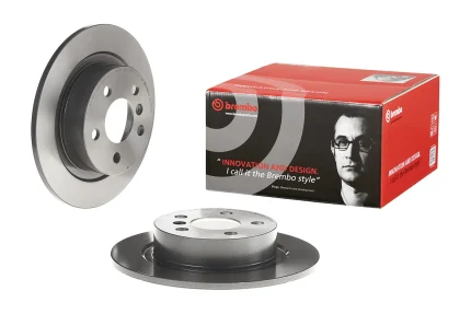 Brembo 14-20 BMW i3/18-20 i3s/16-20 Mini Cooper Clubman Rear Premium UV Coated OE Equivalent Rotor