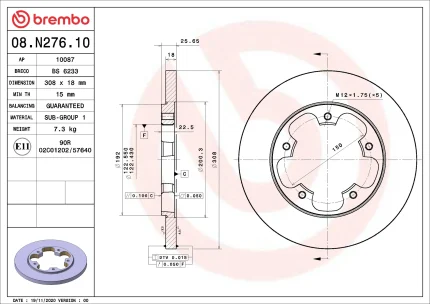 Brembo 08.N276.10