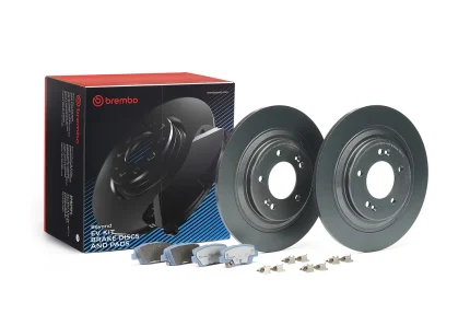 Brembo OE 19-23 Hyundai Kona Electric/19-22 Kia Niro EV/19-23 Soul EV EV Brake Kit - Rear - Brembo KT08015