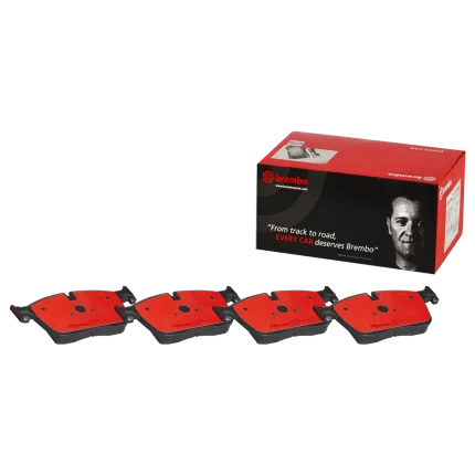 Brembo 17-20 Jaguar F-Pace/19-20 I-Pace/17-20 XE/16-20 XF Fr Premium NAO Ceramic OE Equivalent Pad