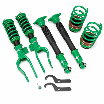 Complete TEIN VSGP4-C1AA3-C Flex Z kit with front coilovers rear dampers springs and tools