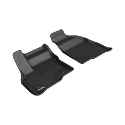 3D MAXpider Custom Fit Kagu 1st Row Floormat - Black For Chevrolet Bolt Ev 2017-2023