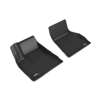 3D MAXpider Kagu 1st Row Floormat Black For 2015-2020 Tesla Model S