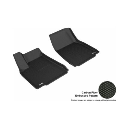 3D MAXpider Kagu 1st Row Floormat Black For Tesla Model X 2016-2020