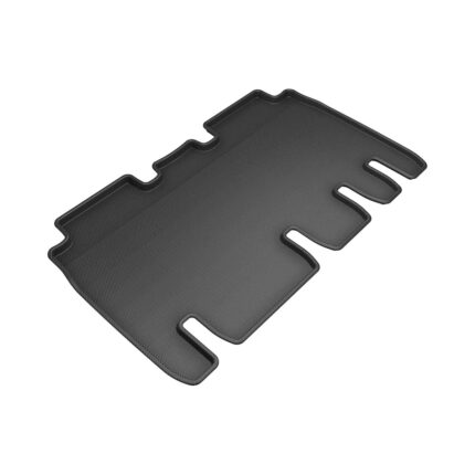 3D MAXpider Kagu 2nd Row All-Weather Custom Fit Floormats Black For Tesla Model X 2016-2021 5-Seater