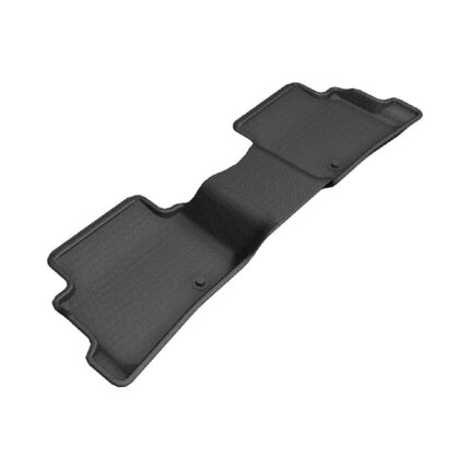 3D MAXpider Custom Fit Kagu 2nd Row Floormat Black For Hyundai Kona Electric 2019-2021